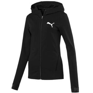 Black Puma Zip Up Hoodie (S)